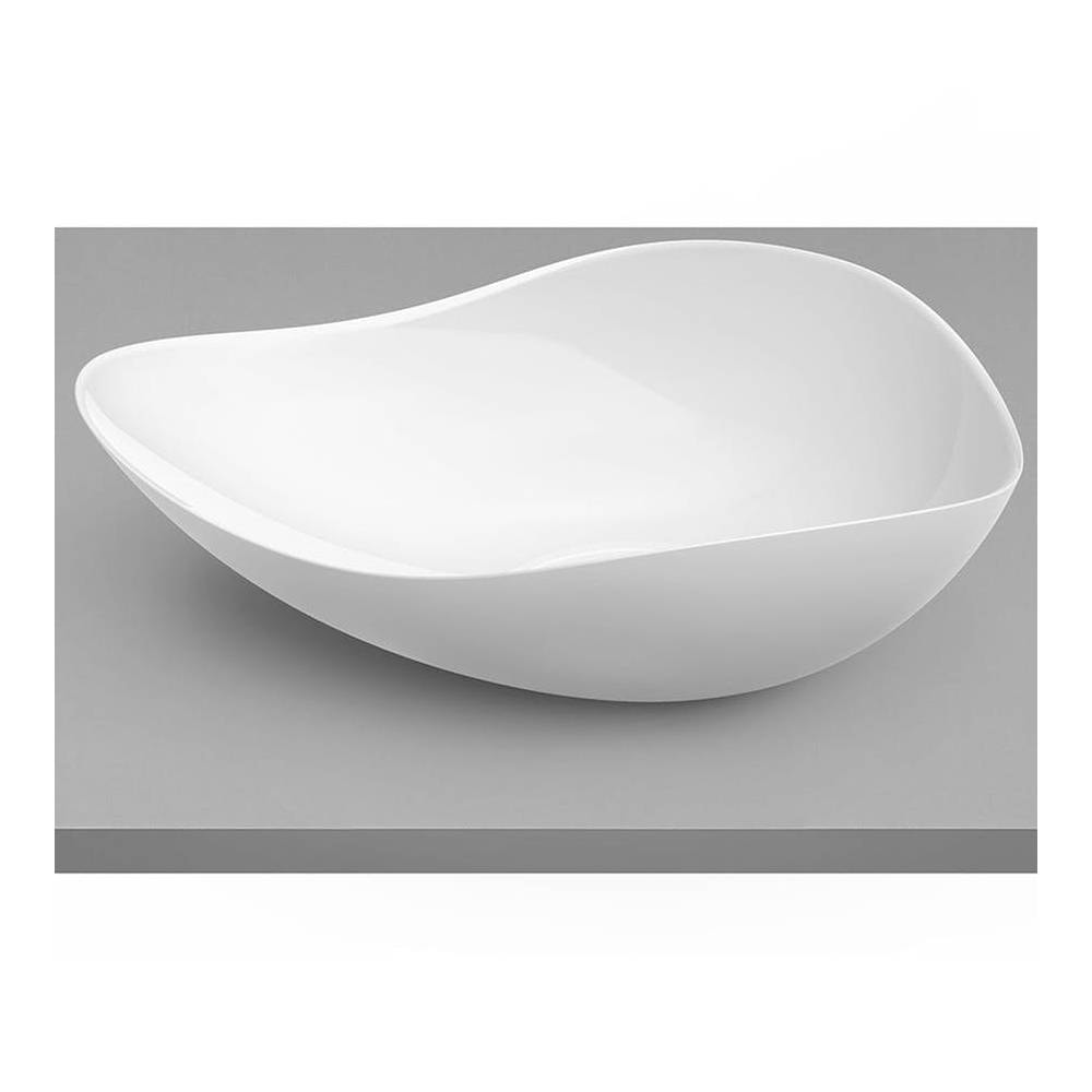 Cuba para Banheiro de Apoio Roca 55x37cm Ruy Ohtake Branco - A327A13000