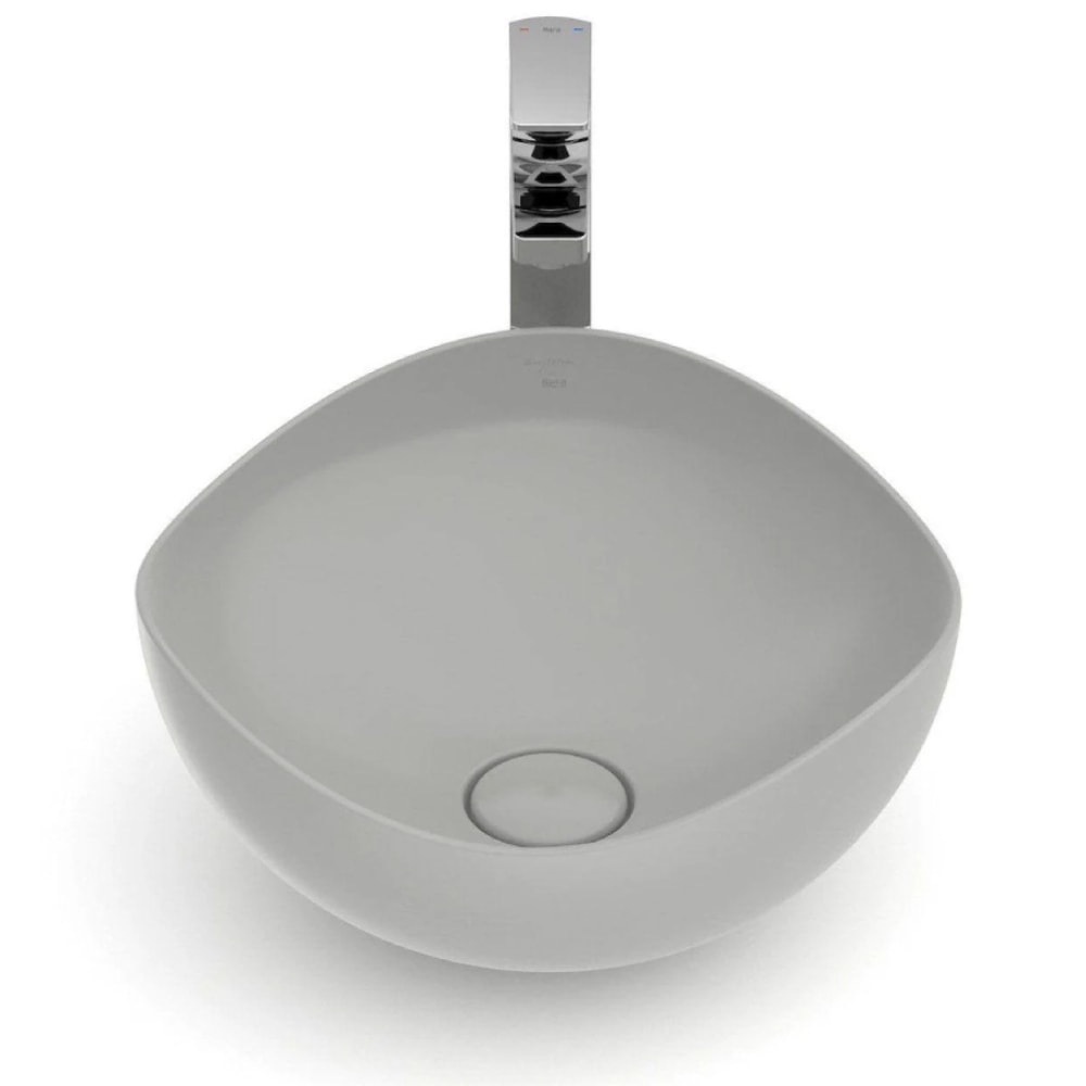 Cuba para Banheiro de Apoio Roca Oval 54x37cm Café - A327A15668