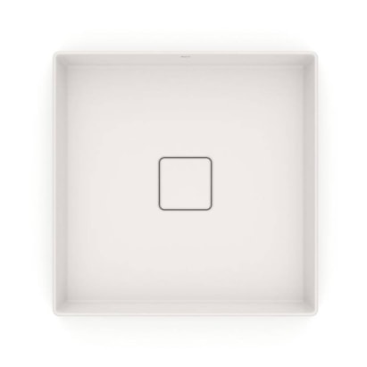 Cuba para Banheiro de Apoio Roca Quadrada 40x40cm T5 Terra Beige - A32787Y650