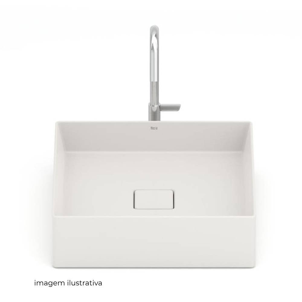 Cuba para Banheiro de Apoio Roca Quadrada 40x40cm T5 Terra Beige - A32787Y650