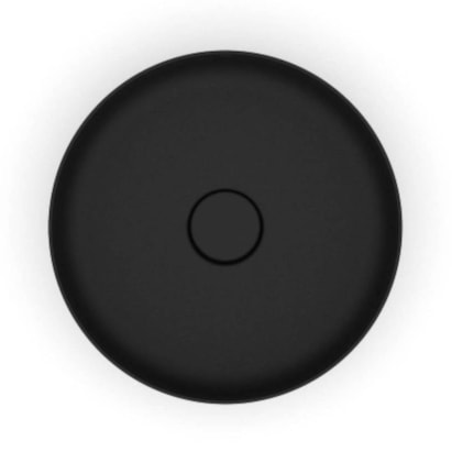 Cuba para Banheiro de Apoio Roca Redonda 39cm T2 Terra Black Matte - A32787N080