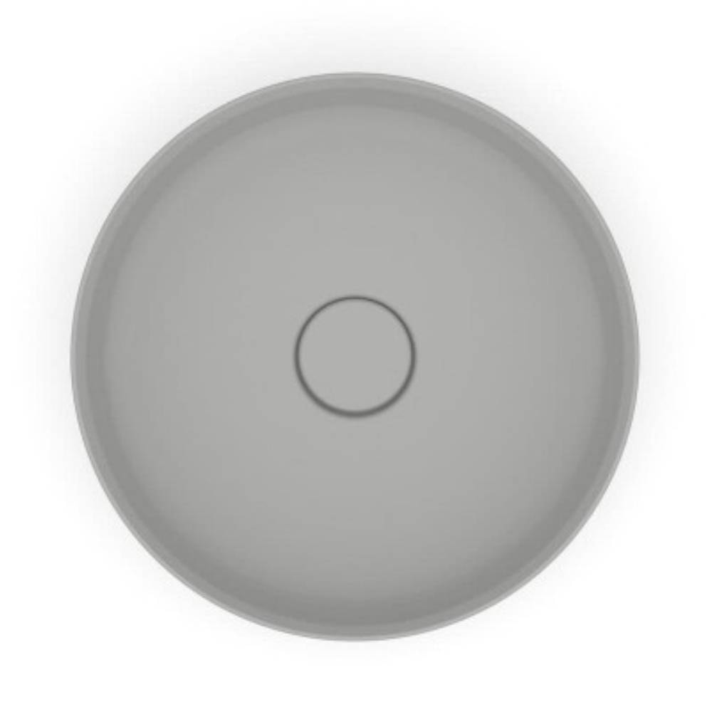 Cuba para Banheiro de Apoio Roca Redonda 39cm T2 Terra Stone - A32787N070