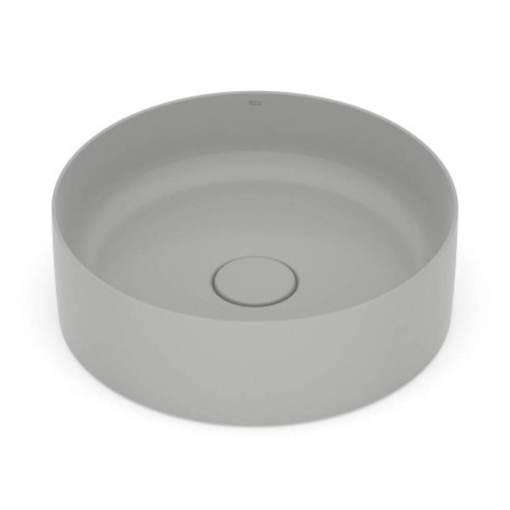 Cuba para Banheiro de Apoio Roca Redonda 39cm T2 Terra Stone - A32787N070
