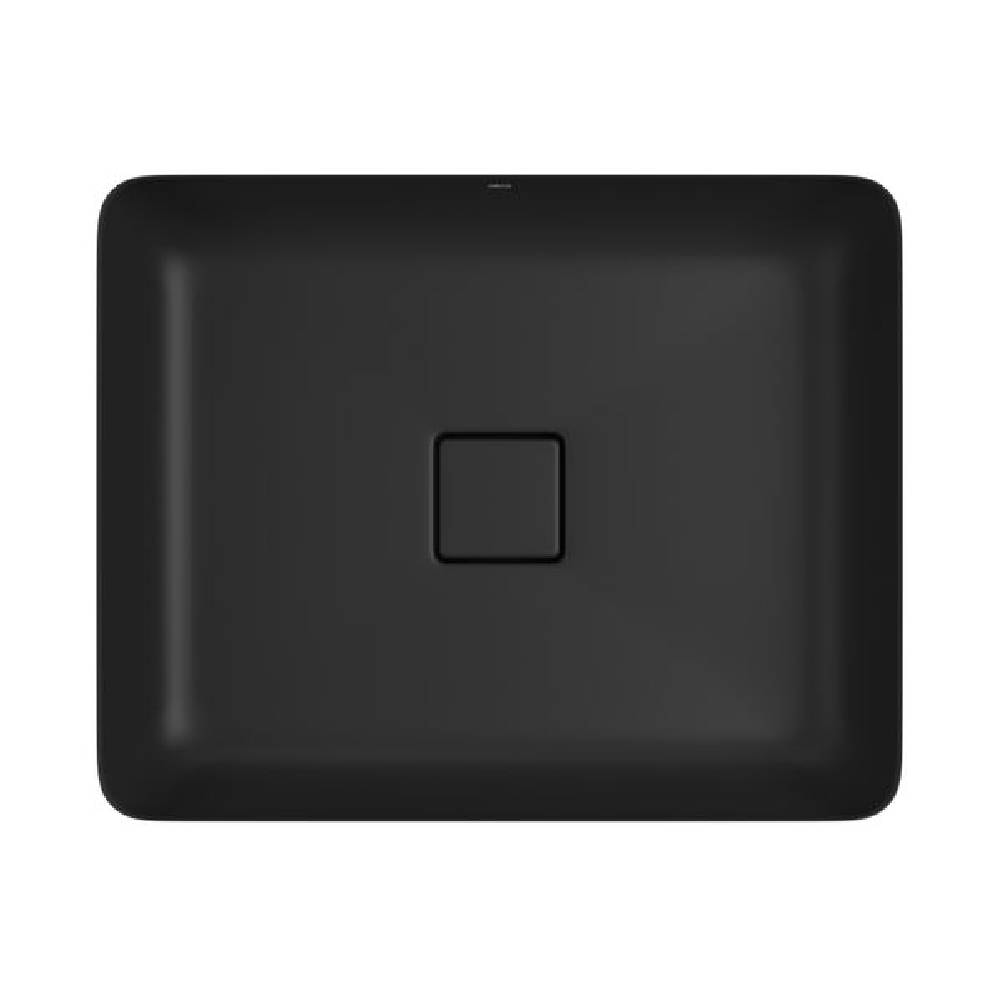 Cuba para Banheiro de Embuitr Deca Retangular 50cm Ebano Fosco - L.33050.94