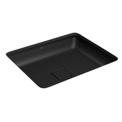Cuba para Banheiro de Embuitr Deca Retangular 50cm Ebano Fosco - L.33050.94