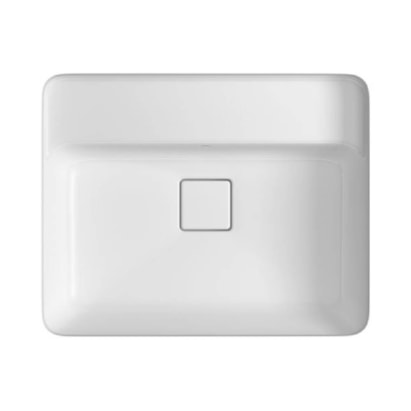 Cuba para Banheiro de Embuitr Deca Retangular com Mesa 50cm Branco - L.33050.M.17