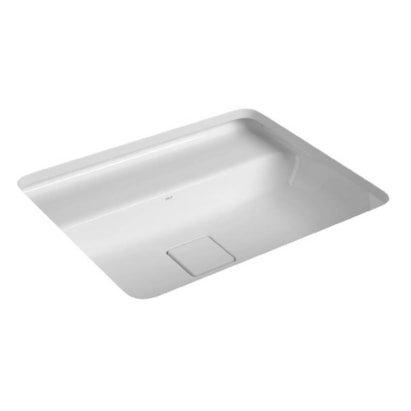 Cuba para Banheiro de Embuitr Deca Retangular com Mesa 50cm Branco - L.33050.M.17