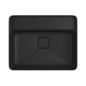 Cuba para Banheiro de Embuitr Deca Retangular com Mesa 50cm Ebano Fosco - L.33050.M.94