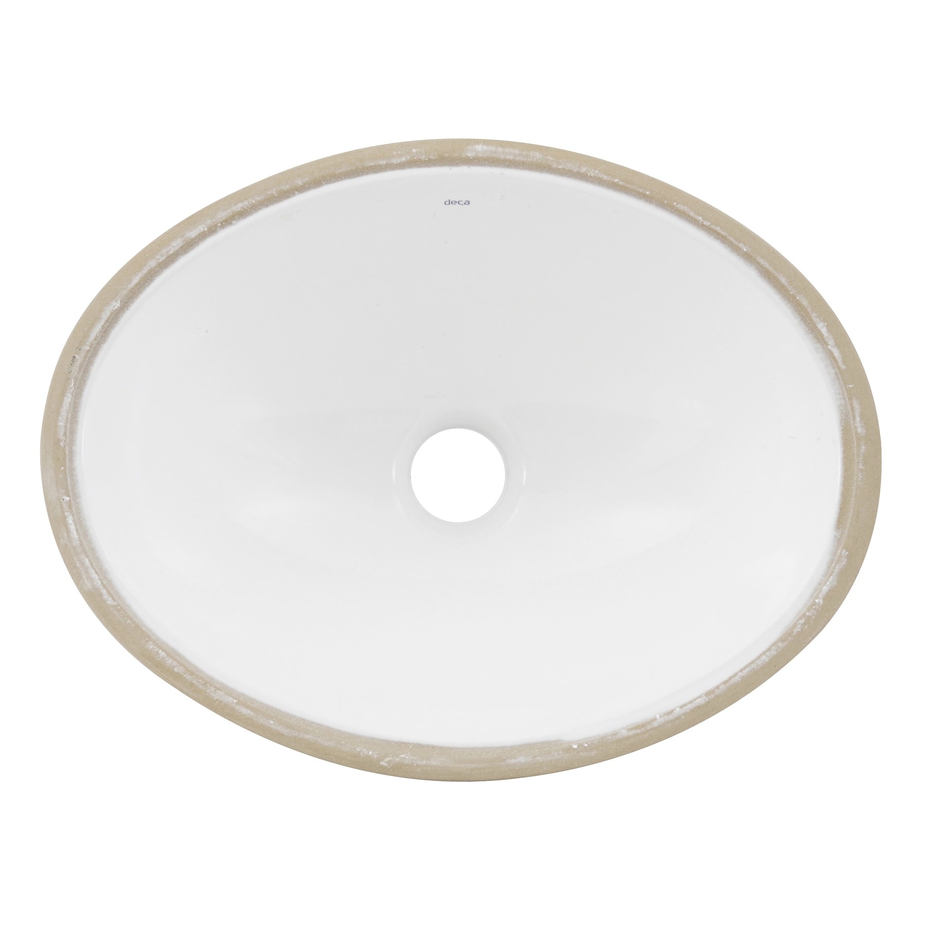 Cuba para Banheiro de Embutir Deca Oval 39 x 30,5cm Branca - L.59.17