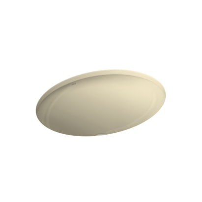 Cuba para Banheiro de Embutir Deca Oval 48,5x37,5cm Creme - L.37.37