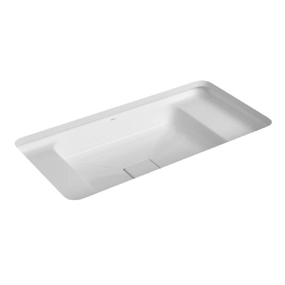 Cuba para Banheiro de Embutir Deca Retangular com Mesa 60cm Branco - L.33060.MDE.17