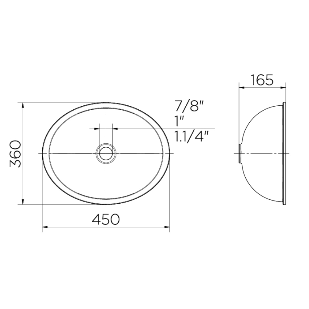 Cuba Para Banheiro De Embutir Docol Oval 44x36 Branco - 90021654026