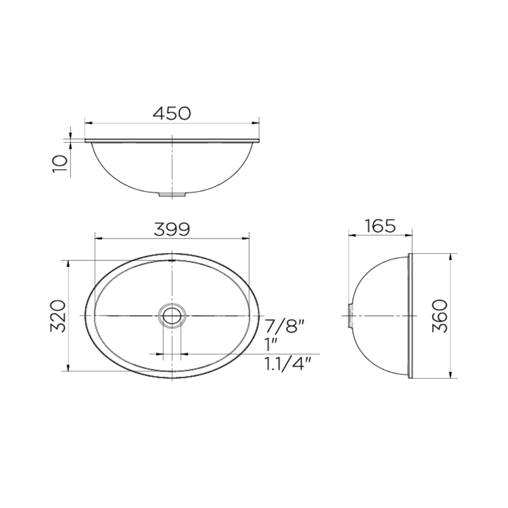 Cuba para Banheiro de Embutir Docol Oval 45x36cm Branco - 1654926