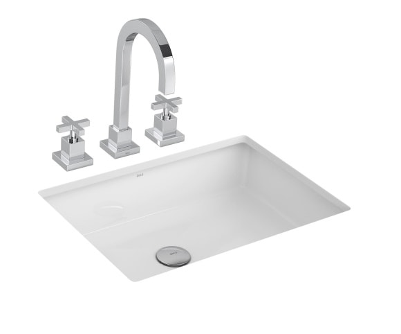 Cuba para Banheiro de Embutir e Sobrepor Deca Facet 50 x 43cm Branca - L.1091.17