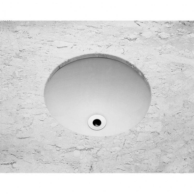 Cuba para Banheiro de Embutir Incepa Redonda 36cm Verde Água