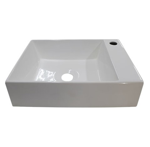 Cuba para Banheiro de Sobrepor Cozimax Prisma Retangular 31 x 27cm - 88835