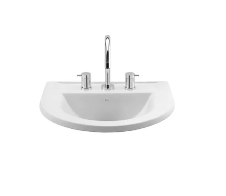 Cuba para Banheiro de Sobrepor Deca Duna 52 x 44cm Branca - L.770.17