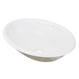 Cuba para Banheiro de Sobrepor Deca Oval 44 x 31cm Branca - L.65.17