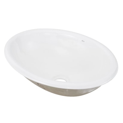 Cuba para Banheiro de Sobrepor Deca Oval 44 x 31cm Branca - L.65.17