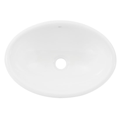 Cuba para Banheiro de Sobrepor Deca Oval 44 x 31cm Branca - L.65.17