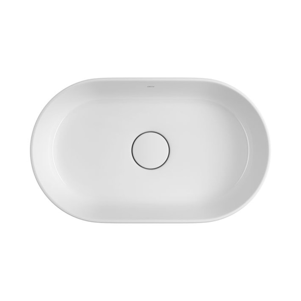 Cuba para Banheiro de Sobrepor Deca Oval 50cm Branco - L.24050.17