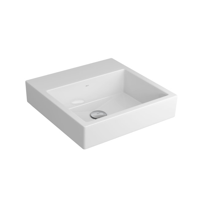 Cuba para Banheiro de Sobrepor Deca Quadrada 41,5 x 41,5cm Branca - L.735.17