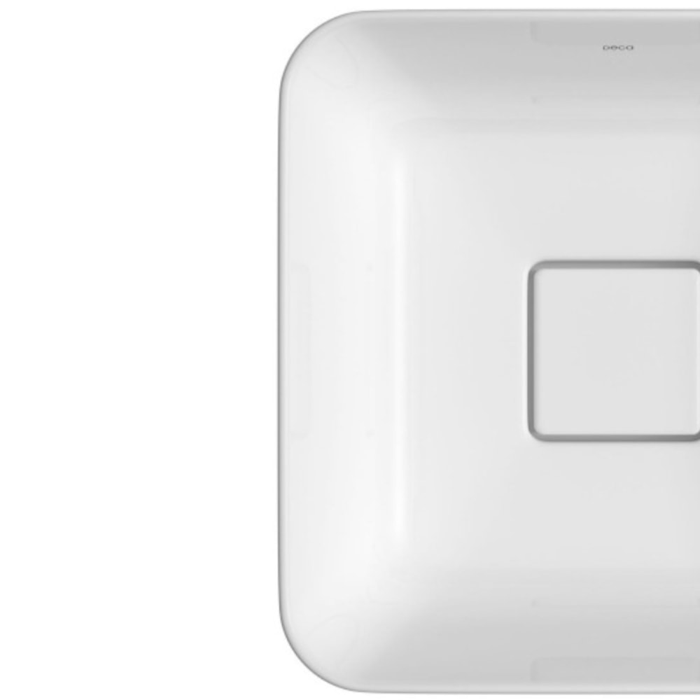 Cuba para Banheiro de Sobrepor Deca Quadrado 30x30cm Branco - L.21030.17