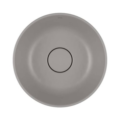 Cuba para Banheiro de Sobrepor Deca Redonda 30cm Cinza Antracite - L.22030.85