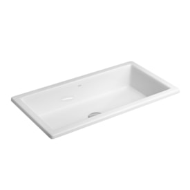 Cuba para Banheiro de Sobrepor Deca Retangular 59x31cm Branca - L.1070.17