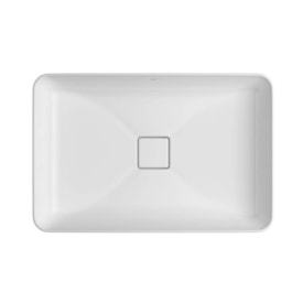 Cuba para Banheiro de Sobrepor Deca Retangular 60cm Branco - L.23060.17