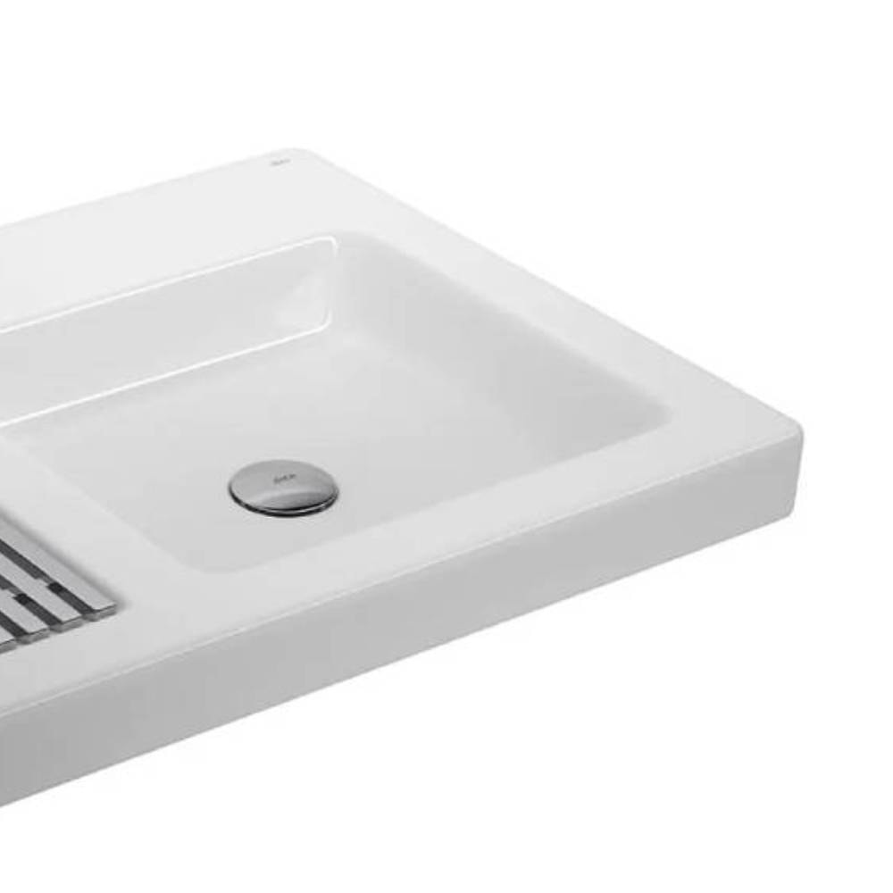 Cuba para Banheiro de Sobrepor Retangular Deca 60x47cm Branca - L.131.17