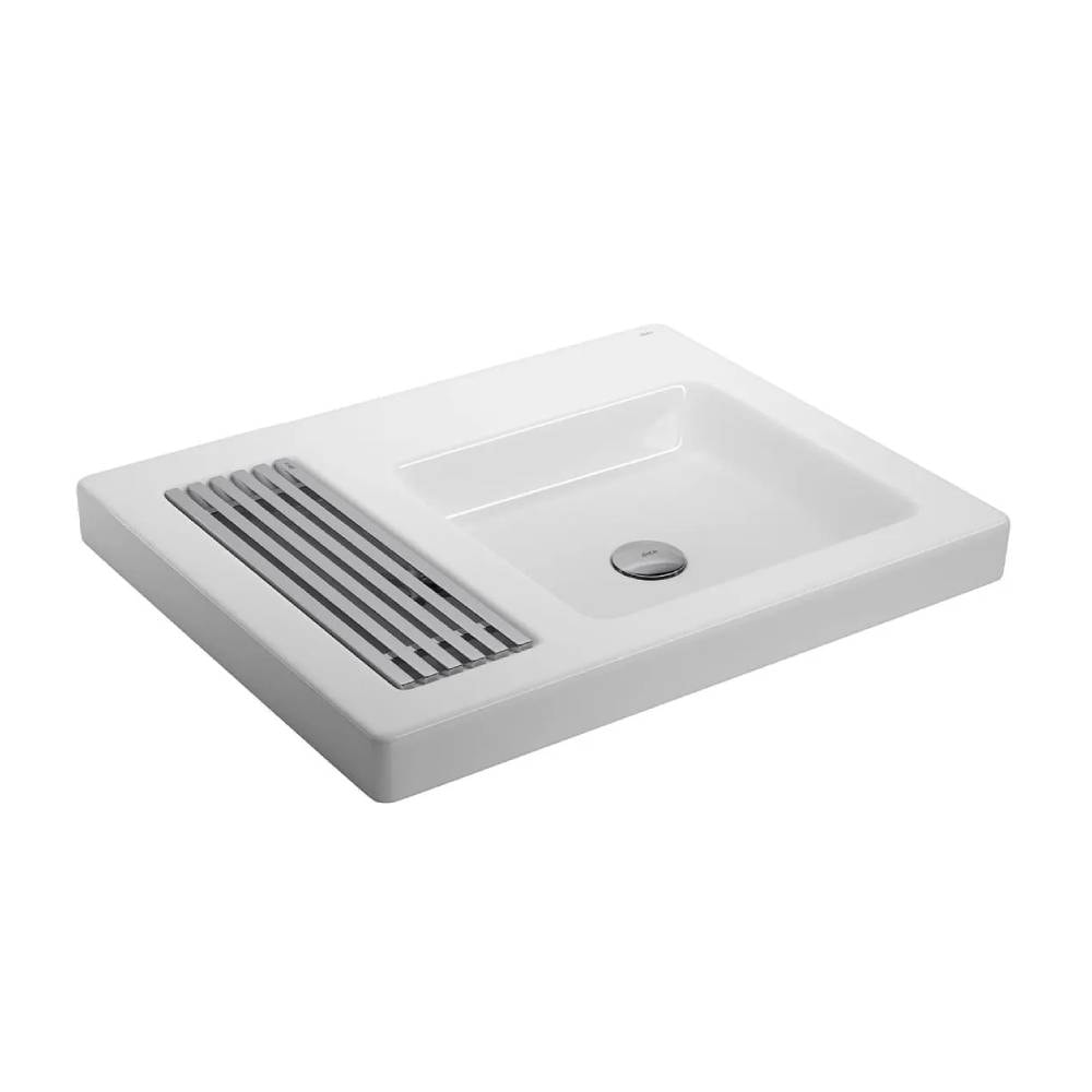 Cuba para Banheiro de Sobrepor Retangular Deca 60x47cm Branca - L.131.17