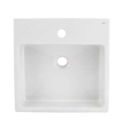 Cuba para Banheiro Semi Encaixe Deca Quadrada 42 x 42cm Branca - L.830.17