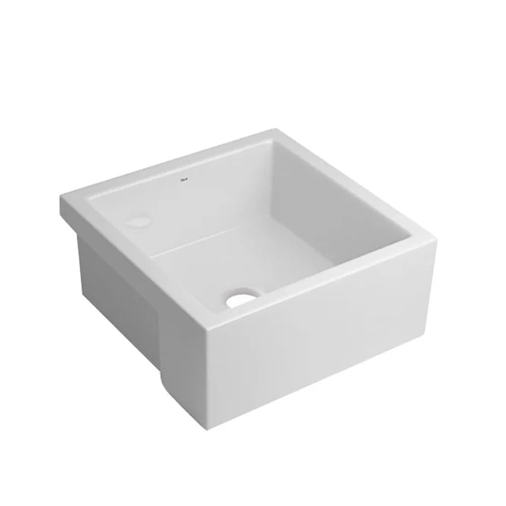Cuba para Banheiro Semi Encaixe Deca Quadrada 42x42cm Branca - L.800.17