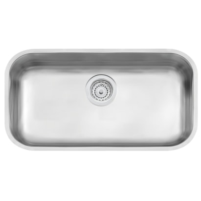 Cuba para Cozinha de Embutir Aço Inox Acetinado Tramontina Lavínia Embutir 56x34cm - 94024102