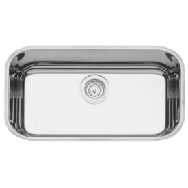 Cuba para Cozinha de Embutir Aço Inox Alto Brilho Tramontina Lavínia 56x34cm - 94024202