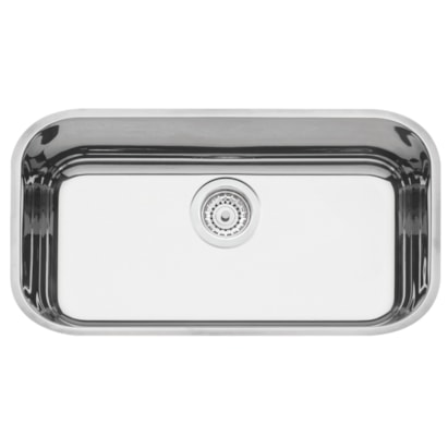 Cuba para Cozinha de Embutir Aço Inox Alto Brilho Tramontina Lavínia 56x34cm - 94024202