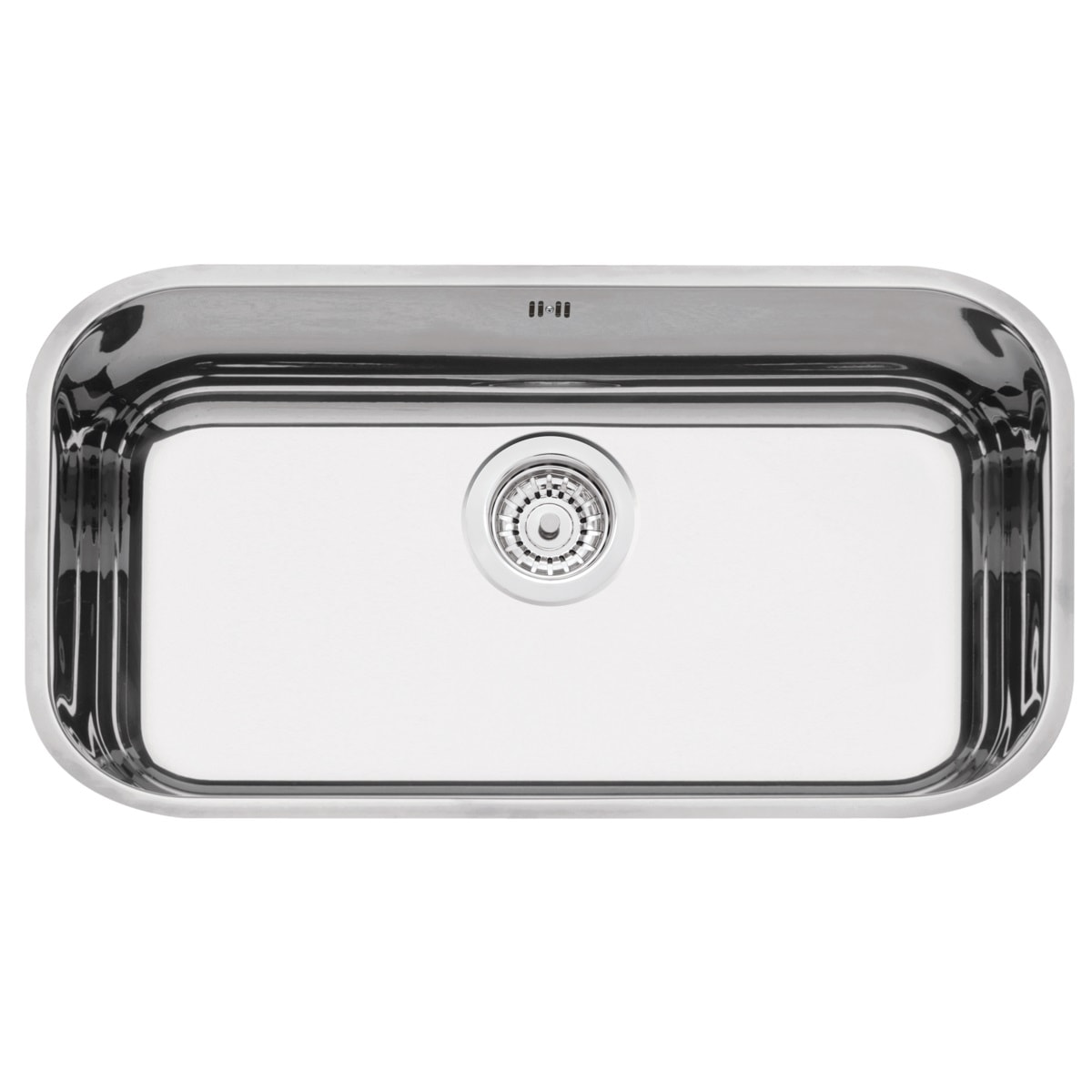Cuba para Cozinha de Embutir Aço Inox Alto Brilho Tramontina Lavínia 56x34cm - 94024203