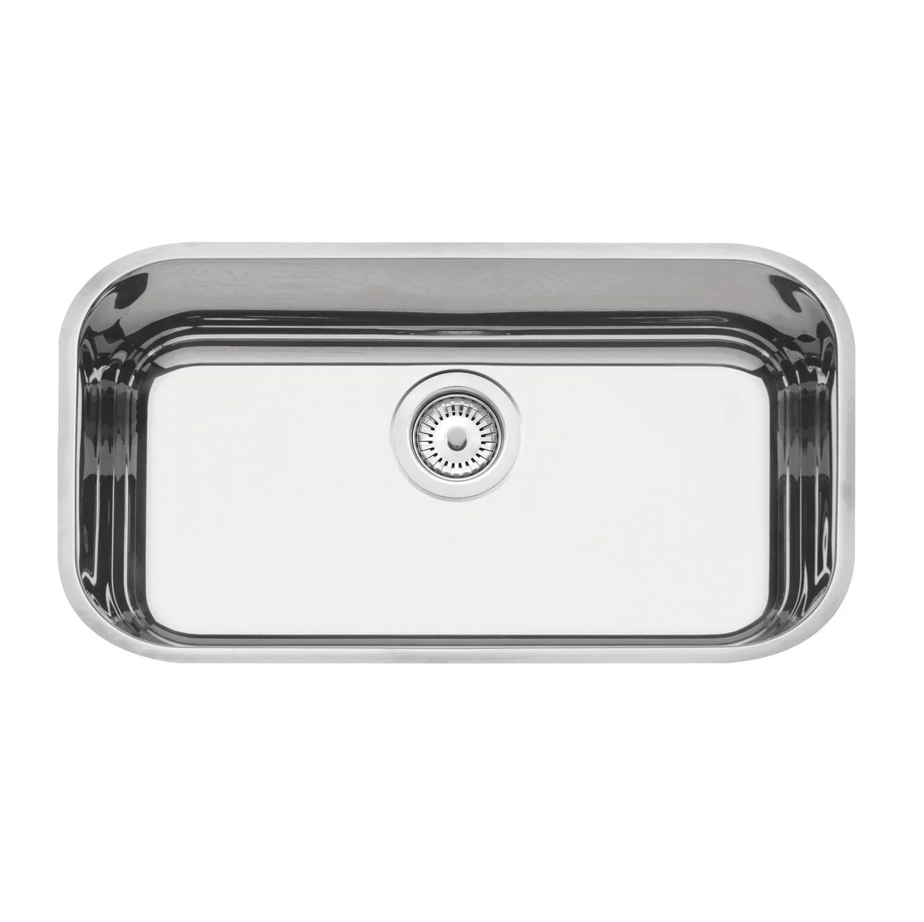 Cuba para Cozinha de Embutir Aço Inox Alto Brilho Tramontina Lavínia 56x34cm - 94054402