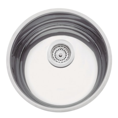 Cuba para Cozinha de Embutir Aço Inox Alto Brilho Tramontina Luna 35cm - 94012202