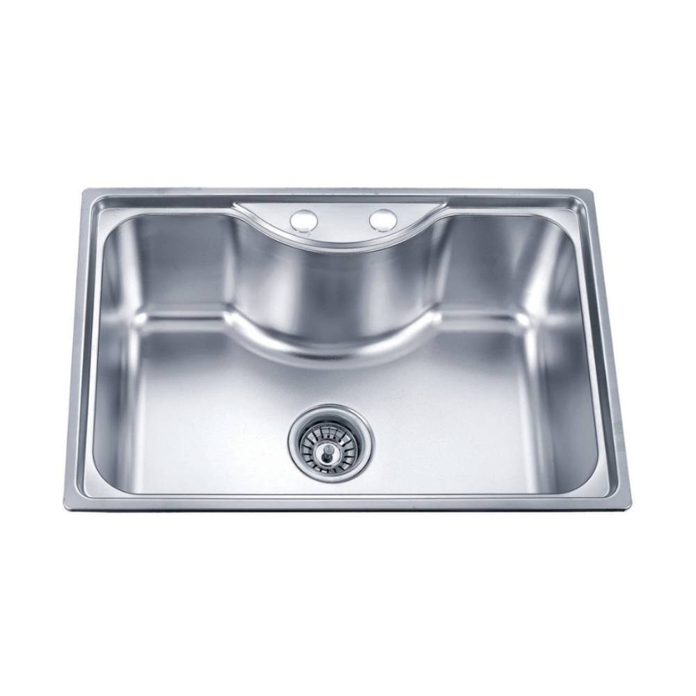 Cuba para Cozinha de Embutir Aço Inox com Valvúla Dax 64x38cm - DAX-0009-MG-ST