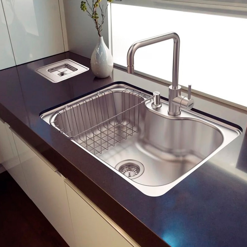 Cuba para Cozinha de Embutir Aço Inox Morgana Undermount Acetinado 69x49 - 93806/592