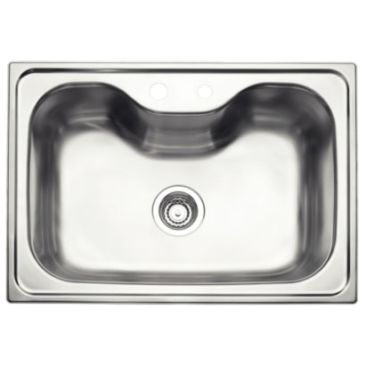 Cuba para Cozinha de Embutir Aço Inox Tramontina Morgana 60FX com Monocomando, Dosador de Sabão e Válvula 69x49cm - 93806/492