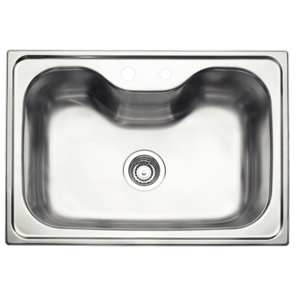 Cuba para Cozinha de Embutir Aço Inox Tramontina Morgana 60FX com Monocomando, Dosador de Sabão e Válvula 69x49cm - 93806/492