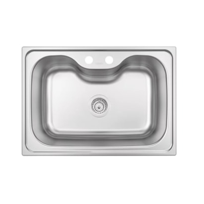 Cuba para Cozinha de Embutir / Sobrepor Aço Inox Acetinado Tramontina Morgana 69x49cm - 93806192