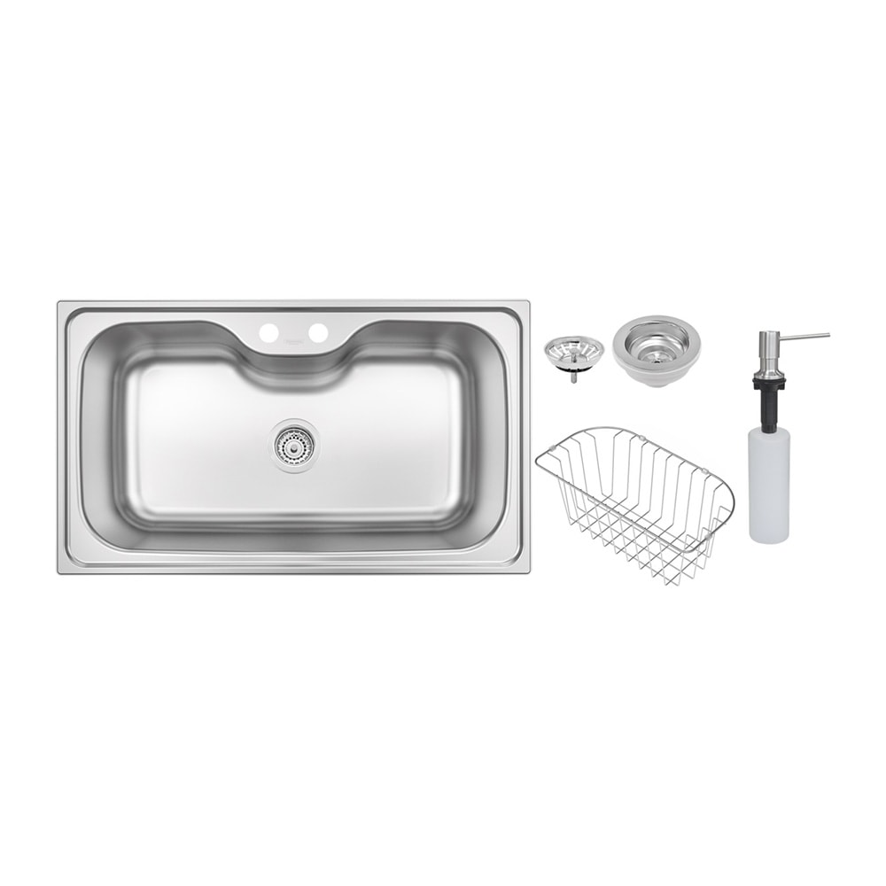 Cuba para Cozinha de Sobrepor Aço Inox Tramontina Morgana 86x50cm + Acessórios - 93801152
