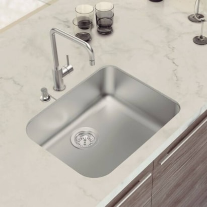 Cuba para Cozinha Embutir Aço Inox Tramontina Dora 50x40cm - 94018/112