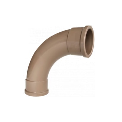 Curva 90° Marrom Soldável 75mm - 2.1/2
