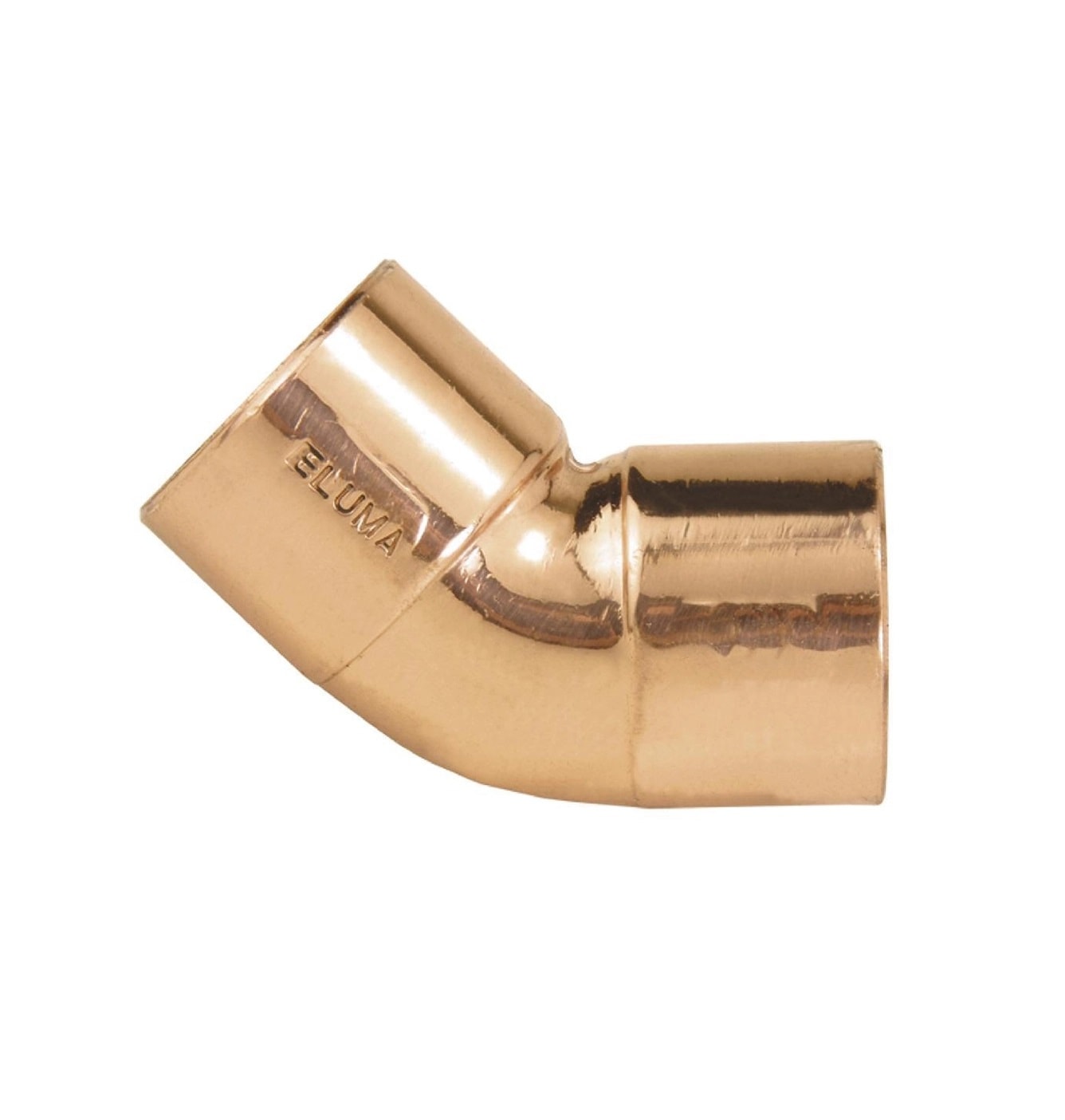 Curva de Cobre 45º Eluma 606 22mm 3/4