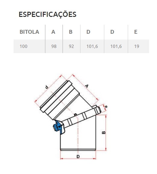 Curva PVC 45º para Esgoto Tigre Serie N 15x100mm 4